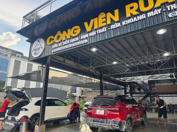 Cần  sang nhượng cửa hàng rửa xe ô tô  đang hoạt động ổn 7580517
