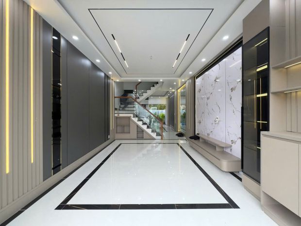 Nhà 4 tầng khu tđc thiên đường  80m²  sân vườn riêng 7582133