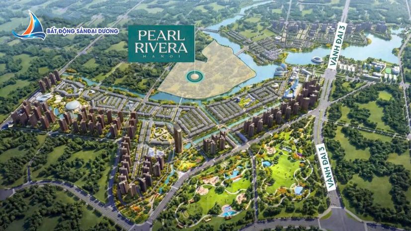 Kề cận siêu đô thị 700ha  pearl rivera hà nội 7582150