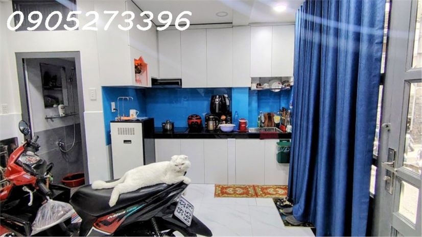 Hẻm thông dtsd 64 m2 5x4 - 4 tầng đúc- 3pn - 4wc. p15 7582370