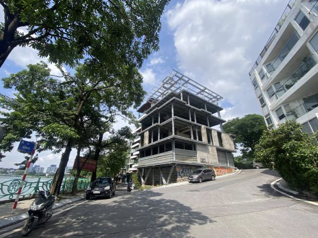 Bán nhà mặt phố quảng bá, view hồ tây, 2 mặt phố, 3 7582409