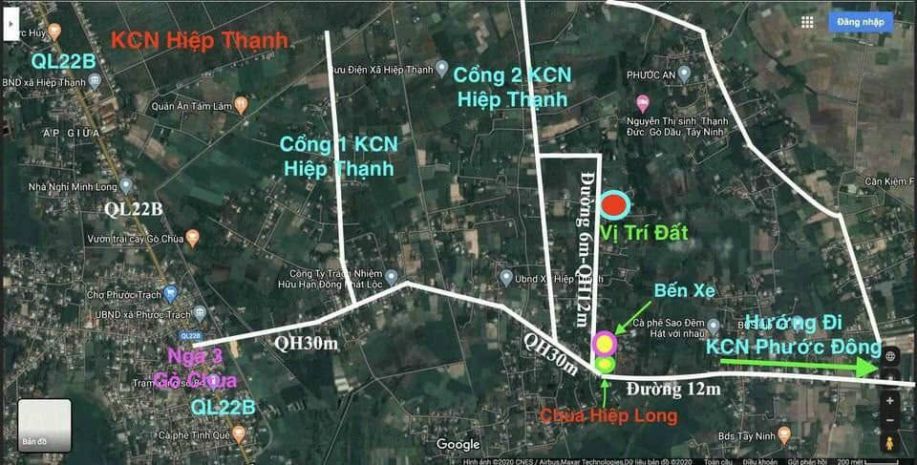 Chính chủ bán đất full thổ cư tây ninh  sát kcn hiệp thạnh 7582930