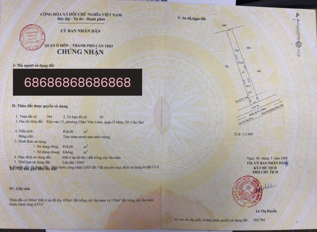 Đầu tư là sinh lời - chính chủ bán đất mặt tiền rộng ql 91 7584927