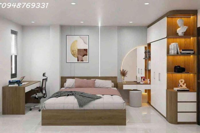Bán nhà mới 100 full nội thất  hưng phú quận 8 hẻm xe hơi 7585079