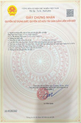 Bán đất mặt tiền đường nhựa 12m tặng móng 4 tấm có sẵn 5x20m 7586466