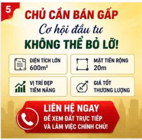 Đất 600m²  hxh  đặng văn bi, tt thủ đức ngang 20m, thích 7586504