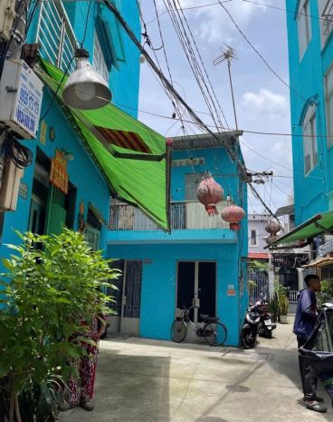 Bán nhà nguyễn văn luông quận 6 - 4 tầng, hẻm trước nhà 5m 7588430