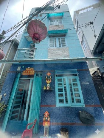 Bán nhà nguyễn văn luông quận 6 - 4 tầng, hẻm trước nhà 5m 7588432