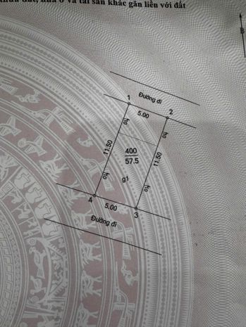 Bán gấp 58m đất di trạch - oto vào đất 2 mặt thoáng  - giá 7592319