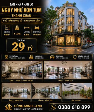 Bán nhà pl ngụy như kon tum - thanh xuân - ô tô tránh - kd 7592547