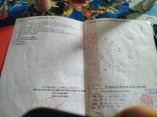 Bán đất giá tốt tại tây ninh  sổ riêng  đường ô tô vào 7594487