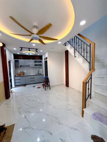 Bán 2 căn nhà mới 1 sổ 181 âu dương lân p.chánh hưng p3q8 7595266