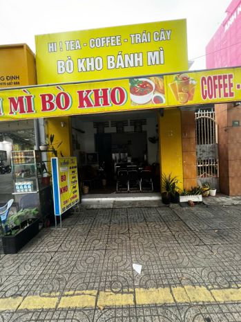 Sang quán cà phê, bò kho mặt tiền, số 19 trương định. diện 7595466