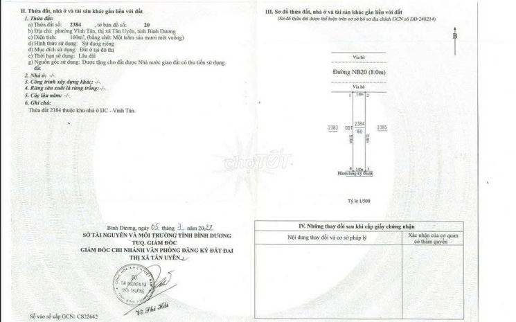 Đất đẹp  giá tốt- chính chủ cần bán đất tại  xã vĩnh tân, 7595936