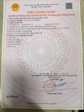 Bán lô đất gần ga metro trung tâm, sát đại học quốc gia, dh 7598053