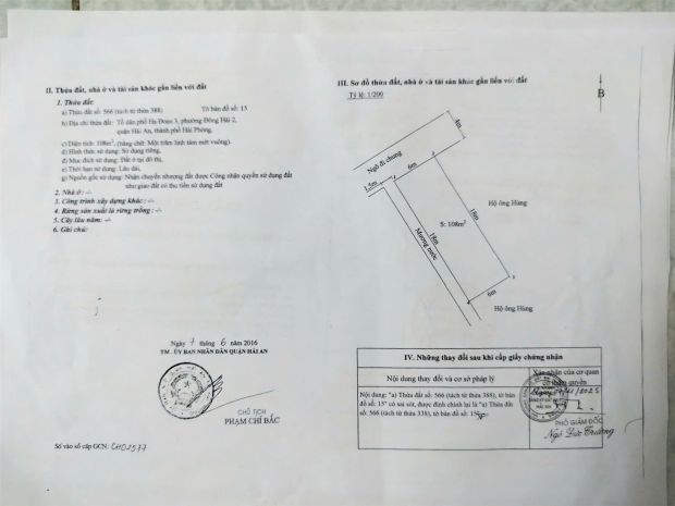 Đầu tư sinh lời - chính chủ cần bán lô đất đường đông hải, 7599500