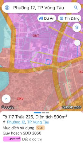 Cần bán gấp đất nền 500m²  phường phước thắng p.12 cũ, tp 7604599