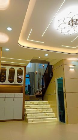 Căn bình tân hẻm oto - nhà đẹp 5 tấm, có thang máy 450kg 7608290