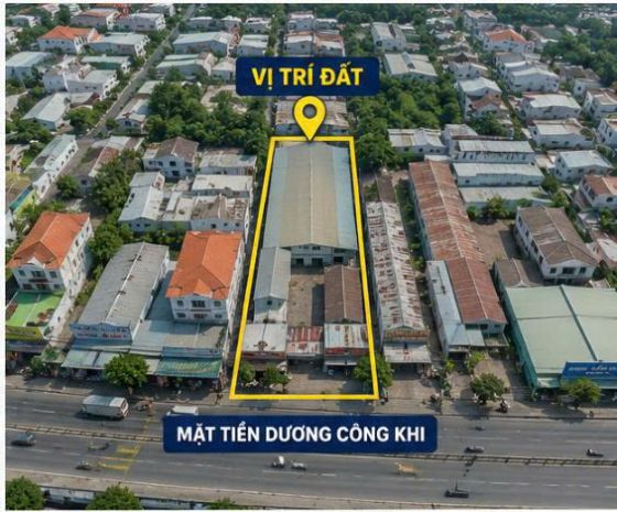 Mặt tiền dương công khi - hóc môn - 570m²  400m² thổ cư 7608360