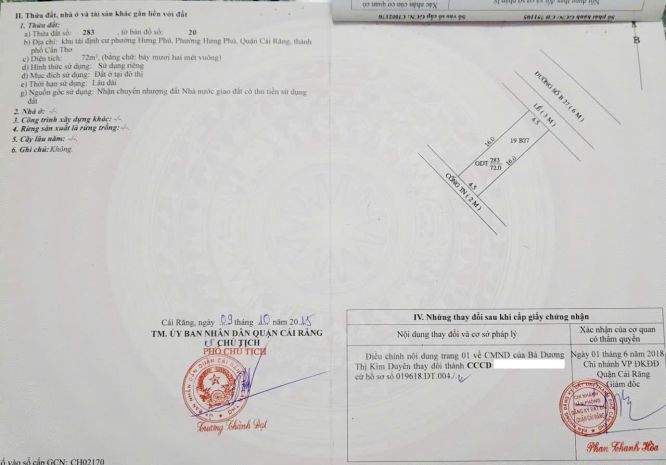 Chính chủ bán nhà mặt tiền kdc hưng phú 1 - phường hưng 7613004