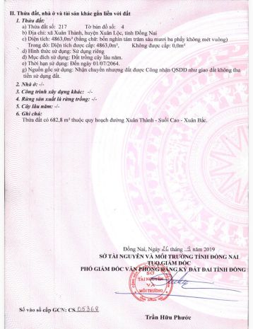 Chính chủ cần bán gấp đất mặt tiền đường nhựa xuân thành 7613271
