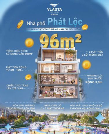 Bán nhà phố đi bộ trung tâm quảng trường dự án vlasta thủy n 7614499