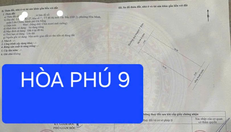 Bán đất mặt tiền đường hòa phú 9 - vị trí đẹp -đường 7614510