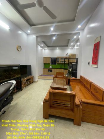 Chính chủ bán nhà trong ngõ đê trần khát chân, phường vĩnh 7615369