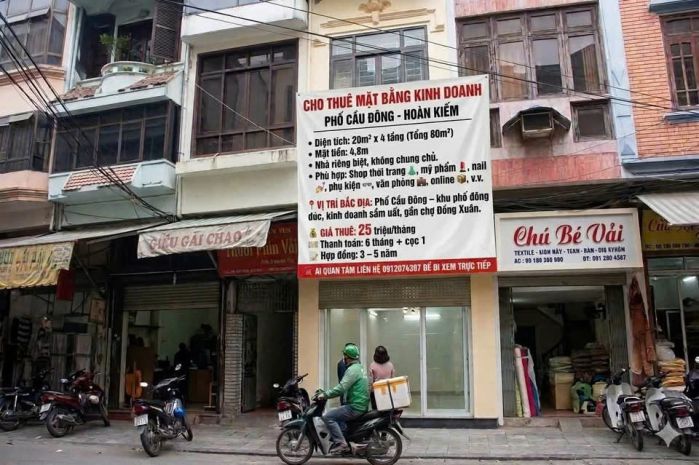 Cho thuê mặt bằng kinh doanh phố cầu đông,  phường hoàn 7615746