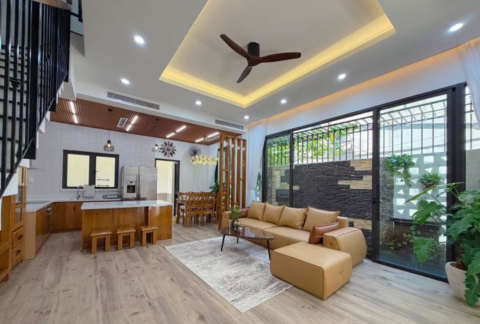 Nhà kiểu biệt thự mini gần bờ như nguyệt, 2 mặt thoáng, 7617108