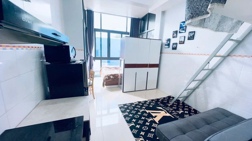 Cho thuêpass phòng full nội thất có gác  ban công  thang 7618221