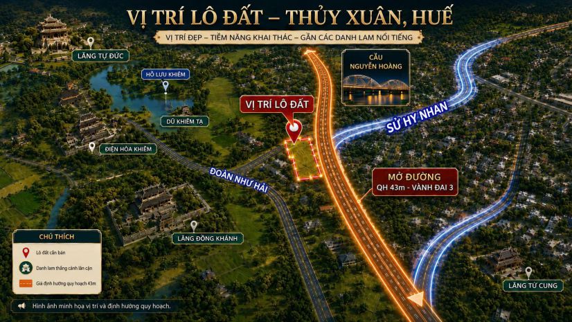 Bán quỹ đất 900m² thủy xuân, mặt tiền sư hy nhan - lê ngô 7619476