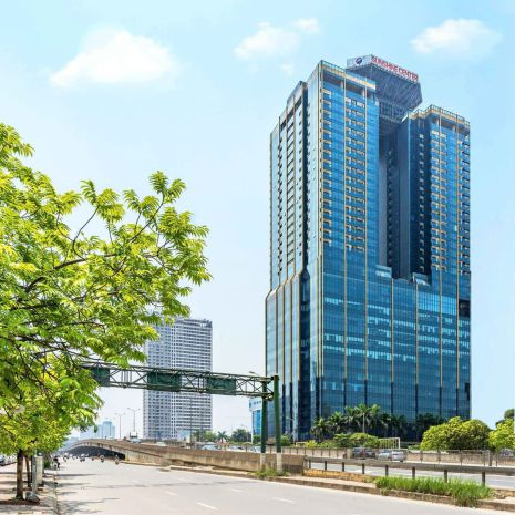 Sunshine center 16a phạm hùng, dt160m2 3pn ,để lại full nội 7624224