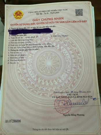 Chính chủ bán nhà đất thổ cư  khu đồng sậu, đồng tiến, 7624359