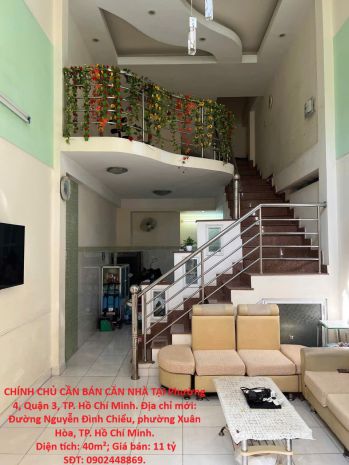 Hot hot  chính chủ cần bán căn nhà tại phường 4, quận 3, 7626574