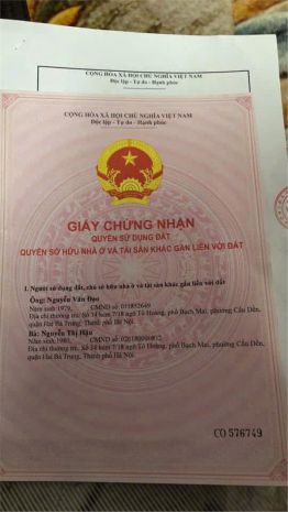Chính chủ cần bán nhà tại đường cầu đuống, tt yên viên, gia 7626946