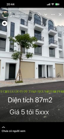 Bán căn lk l10 b09 thủy nguyên hải phòng 5ty5xx dt 87m2 4 7627192