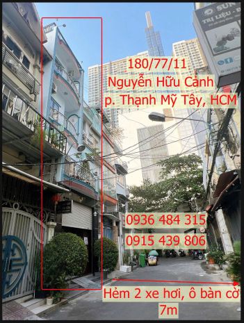 Cho thuê nguyên tầng 2 phòng ngủ  nguyễn hữu cảnh, bình 7628309
