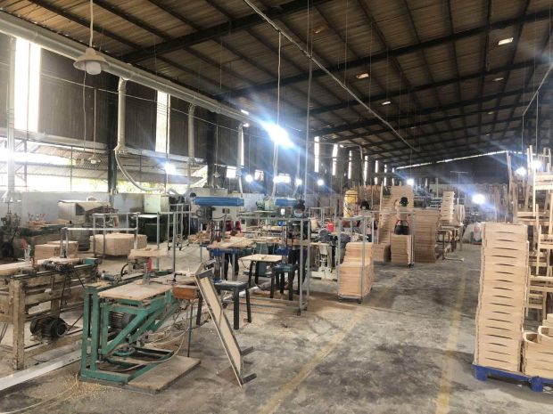 Xn393 nhà xưởng sản xuất, khung thép lớn, khuôn viên rộng 7629375