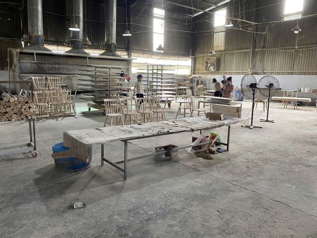 Xn393 nhà xưởng sản xuất, khung thép lớn, khuôn viên rộng 7629379