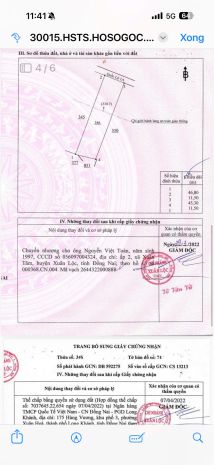 Bán gấp mặt tiền ql1a kinh doanh ổn định - xuân hòa, xuân 7631103