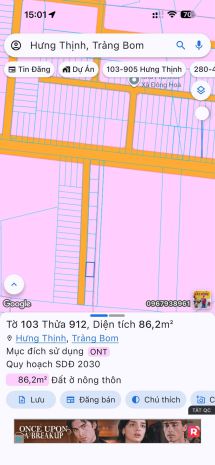 Chỉ 680 triệu  sở hữu ngay đất thổ cư sổ riêng 135,2m² tại 7631246