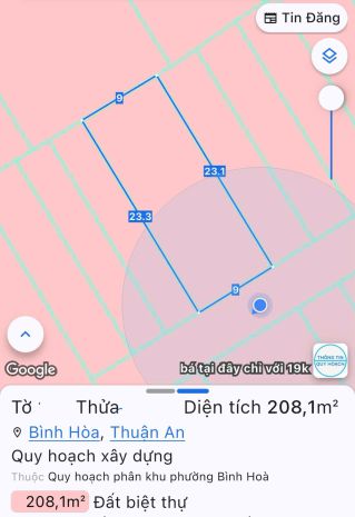 Lô đất cạnh  kcx linh trung 2 - ngang khủng 9m -  209m2 7636125