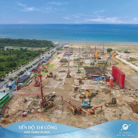 Cập nhật tiến độ sunshine bay retreat  giữa tháng 7642014