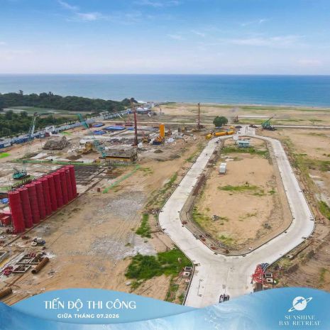 Cập nhật tiến độ sunshine bay retreat  giữa tháng 7642016