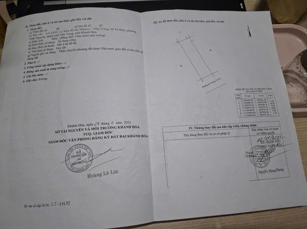 Hạ giá bán nhanh từ 8,6tỷ chỉ còn 8 tỷ:
chủ cần bán: lô 12 7643216