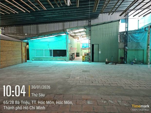 Xưởng mặt tiền bà triệu  gần bv hóc môn  921m²  quỹ đất 7644888