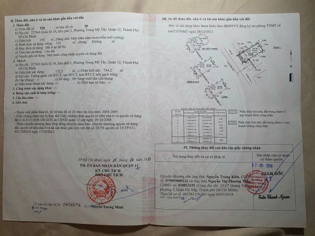 Bán chdv 30p có thang máy 8x20 mặt tiền tô ký, trung mỹ 7644910