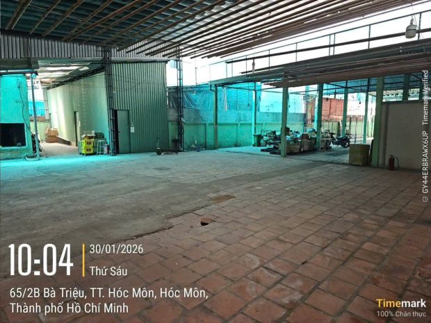 Xưởng mặt tiền bà triệu  gần bv hóc môn  quỹ đất lớn hiếm 7645097