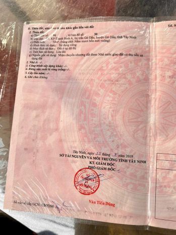 Hot cần bán lô đất thổ cư tại trung tâm thị trấn gò dầu, 7646628